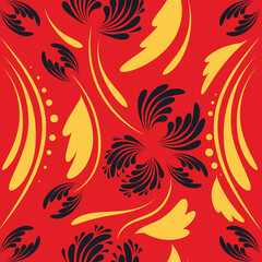 Folk flowers print Floral pattern Ethnic art