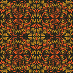 Folk flowers print Floral pattern Ethnic art