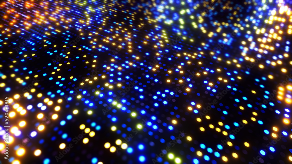Poster abstract image of future digital information technology concept.,movement between data,sending and r