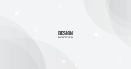 Geometric abstract shape on white gradient overlay background. Vector.