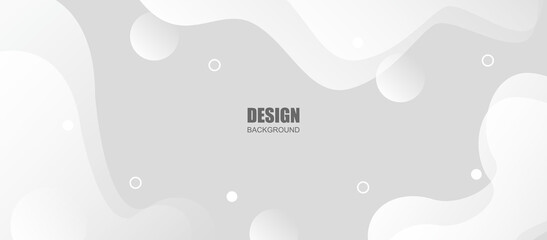 Geometric abstract shape on white gradient overlay background. Vector.
