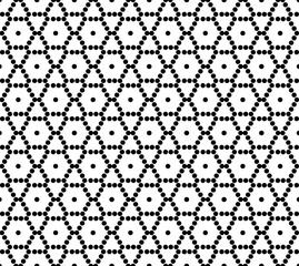 Geometric seamless pattern monochrome background design. Vector. Illustration.