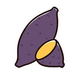 かわいいサツマイモ