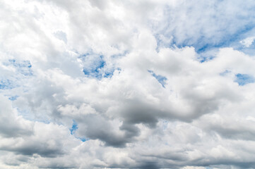 Storm clouds floating in a rainy day with natural light.