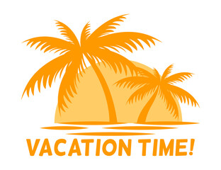 Bon Voyage! Lettering for Sale Banners, Flyers, Brochures and Graphic Design Templates. Summer Vacation Logo Design Templates Collection, Relax Summer Time