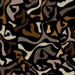 seamless pattern with abstract geometric shapes	