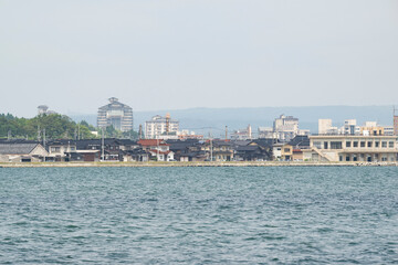 Fototapeta premium 七尾湾 和倉温泉 石川県 能登半島