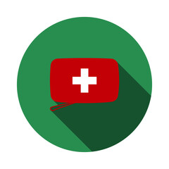 Obraz premium Alpinist First Aid Kit Icon