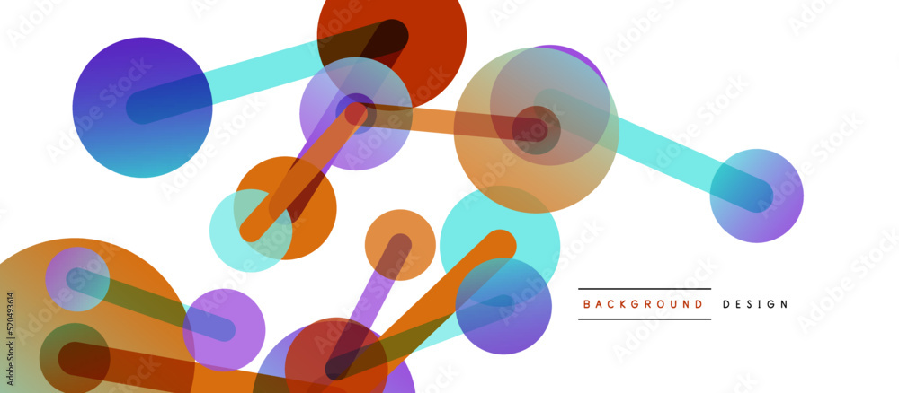 Poster network concept abstract background. dots connection. big data idea. business template for wallpaper