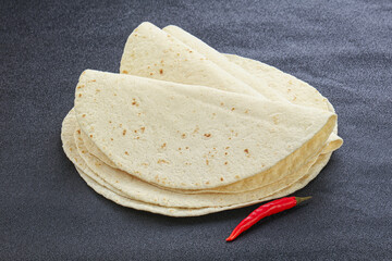 Mexican Tortilla circle bread for cooking