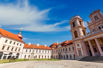 Fototapeta premium Gottweig Abbey (German name is Stift Göttweig) in Krems region. Wachau valley. Austria.
