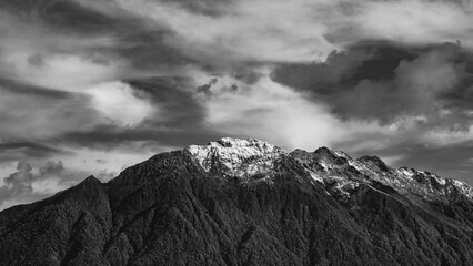 landscape with clouds