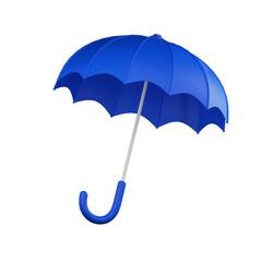 Umbrella Travel 3D Illustration