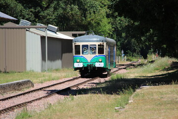 Naklejka premium Petit train touristique de Thoré la Rochette