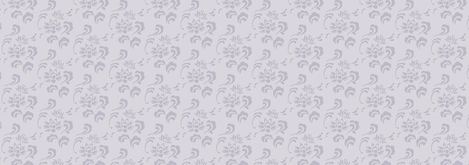 蓮花のパターン素材