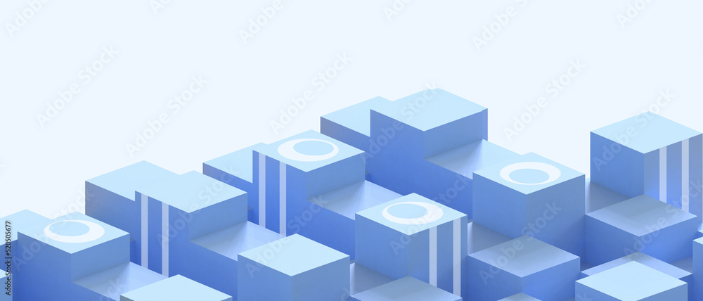 Poster abstract background. creative idea geometric shape of success and metaverse digital design for devel