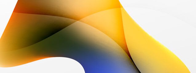 Fluid color abstract background. Liquid gradients, wave pattern. Trendy techno business template for wallpaper, banner, background or landing