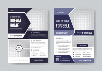 Obraz premium Real Estate Flyers