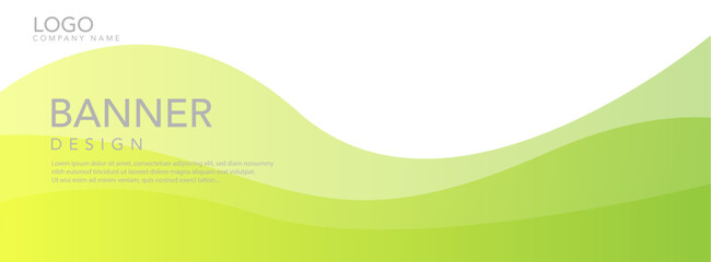 Obraz premium Abstract green background, Green banner