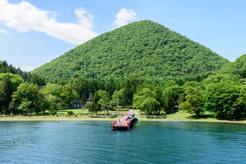 北海道　洞爺湖　中島を散策
