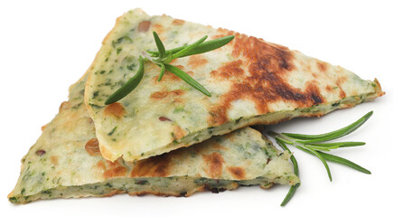 Naan bread with rosemary