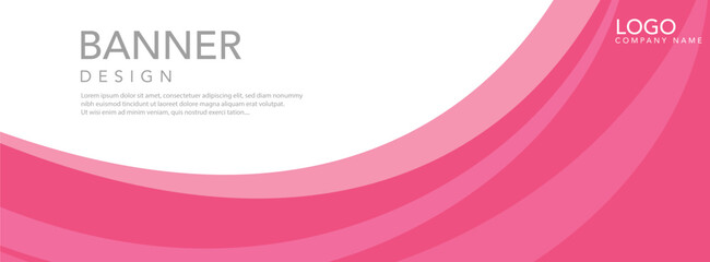 Pink background, Pink banner