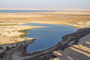 Magic lake - Fayoum Desert - Egypt, 
