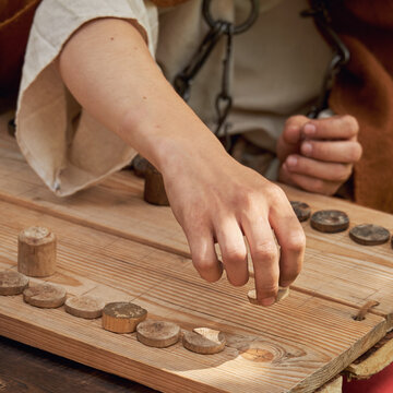 Ludus Latrunculorum, or Latrunculi, is an ancient Roman strategy game. Reconstruction of board games from the Roman Empire