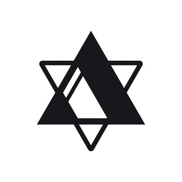 recommend clip art: six pointed star icon design