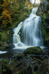 Triberger Wasserfälle, Deutschland, im Herbst