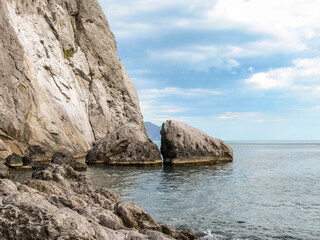 Obraz premium Rocks on the seashore