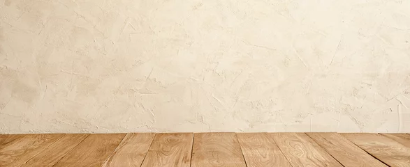 Sierkussen Mediterranean plastered wall and oak wood floor © Mr. Music