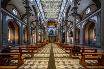 Foto op Canvas The interior of the Basilica di San Lorenzo © Ondrej Bucek