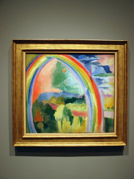 The Rainbow, 1913, Robert Delaunay, Oil On Canvas