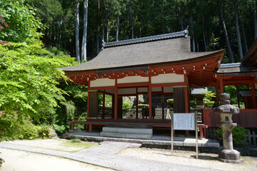 長命寺　護法権現社拝殿　滋賀県近江八幡市