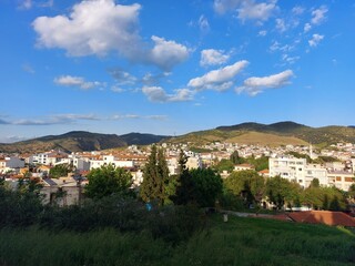 Obraz premium village in the mountains