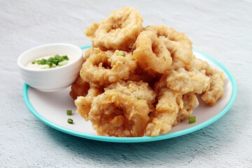 Freshly cooked Calamares