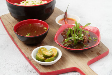 Freshly cooked Filipino food called Beef Pares