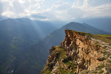 Obraz premium Beautiful mountain landscape of Dagestan, Russia