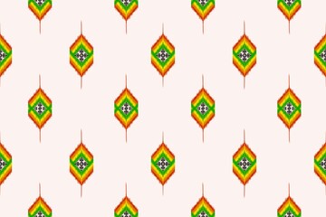 Fototapeta na wymiar Ethnic ancient Asian seamless pattern For embroidery, knitting, threading, curtains, tablecloths, cushions