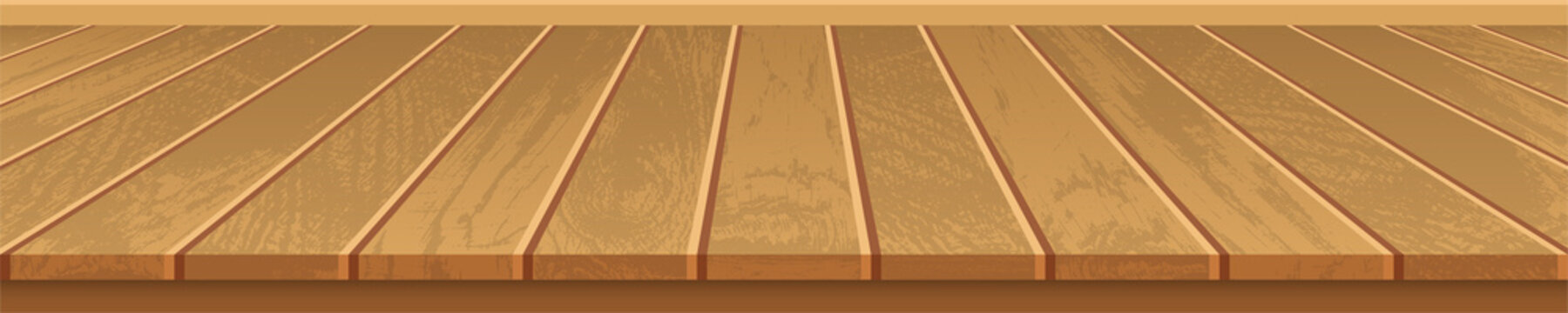 Realistic wooden floor clip art