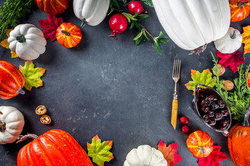 Thanksgiving Table setting Background