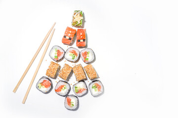 Christmas sushi set