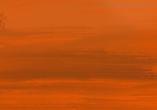 Paisaje en tonos tierra y naranja. Horizonte