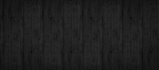 Old black grey rustic dark grunge wooden texture - wood background