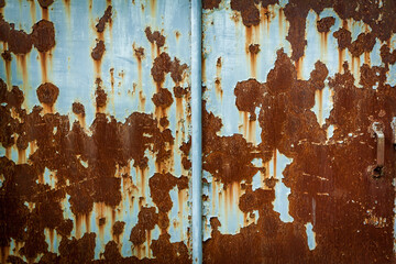 rusty metal texture with old paint