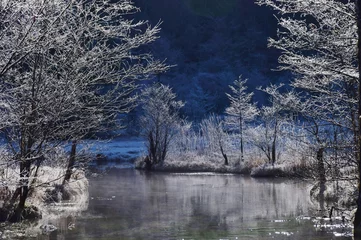 Kamikochi Tashiro Teich im frühen Winter © sada