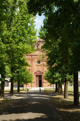 Fototapeta na wymiar Sanctuary of Misericordia, Castelleone,, Cremona, Italy