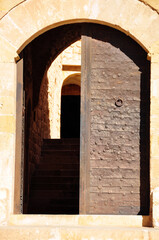 Fototapeta na wymiar Traditional door close up from Mardin City, Turkey.