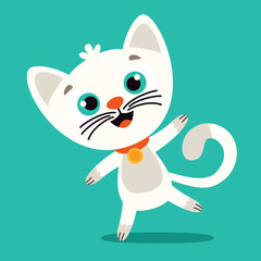 Cartoon Drawing Of A Cat